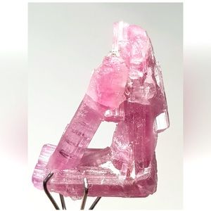 10.70Ct Beautiful Natural Pink color Tourmaline Bunch Crystal From Afghanistan